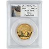 Image 1 : 2013 China 1/2 oz Gold Panda 200 Yuan Coin PCGS MS70
