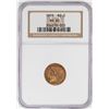 Image 1 : 1915 $2 1/2 Indian Head Quarter Eagle Gold Coin NGC MS60
