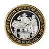 Image 1 : .999 Silver The Delta Saloon Nevada $10 Casino Limited Edition Gaming Token
