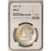 Image 1 : 1882 $1 Morgan Silver Dollar Coin NGC MS63 Nice Toning