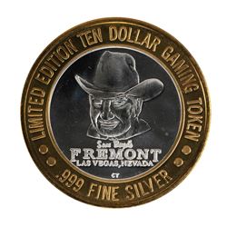 .999 Fine Silver Sam Boyd's Fremont Las Vegas, NV $10 Limited Edition Gaming Token