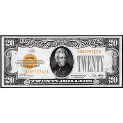 1928 $20 Gold Certificate Note