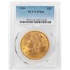 Image 1 : 1904 $20 Liberty Head Double Eagle Gold Coin PCGS MS64