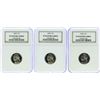 Image 1 : Lot of (3) 2000-S Jefferson Nickel Coins NGC PF69 Ultra Cameo