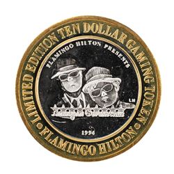.999 Fine Silver Flamingo Reno, Nevada $10 Limited Edition Gaming Token