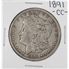 Image 1 : 1891-CC $1 Morgan Silver Dollar Coin