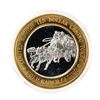 Image 1 : .999 Silver Gold Ranch Casino Verdi, Nevada $10 Casino Limited Edition Gaming Token