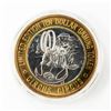Image 2 : .999 Fine Silver Circus Circus Las Vegas, Nevada $10 Limited Edition Gaming Token