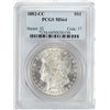 Image 1 : 1882-CC $1 Morgan Silver Dollar Coin NGC MS64