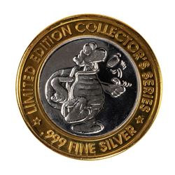 .999 Fine Silver St. Croix Casino $10 Limited Edition Gaming Token