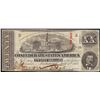 Image 1 : 1863 $20 Confederate States of America Note Cut Canceled