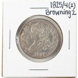 1825/4/(2) Browning 2 Capped Bust Quarter Coin