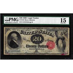1880 $20 Legal Tender Note Fr.142 PMG Choice Fine 15