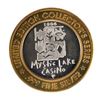 Image 2 : .999 Fine Silver Mystic Lake Casino $10 Limited Edition Gaming Token