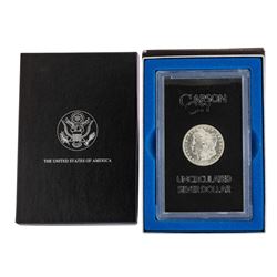 1883-CC $1 Morgan Silver Dollar Coin GSA Hoard Uncirculated w/ Box