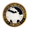Image 2 : .999 Fine Silver Comstock Hotel & Casino Reno, NV $10 Limited Edition Gaming Token