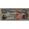 Image 1 : 1869 $10 Rainbow Jackass Legal Tender Note