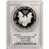 Image 2 : 2015-W $1 Proof American Silver Eagle Coin PCGS PR70DCAM W/Miles Standish Signature