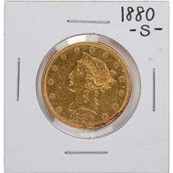1880-S $10 Liberty Head Eagle Gold Coin