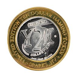 .999 Silver Sierra Sids Sparks, Nevada $10 Casino Limited Edition Gaming Token