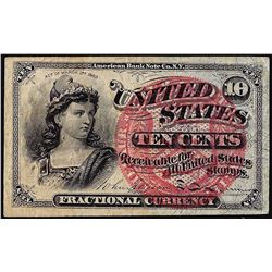 March 3, 1863 Ten Cents Fourth Issue Fractional Currency Note