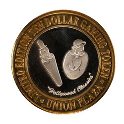 .999 Silver Plaza Hotel & Casino Nevada $10 Gaming Token Limited Edition