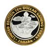 Image 1 : .999 Silver Sahara Hotel & Casino Las Vegas $10 Casino Limited Edition Gaming Token