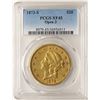 Image 1 : 1873-S Open 3 $20 Liberty Head Double Eagle Gold Coin PCGS XF45