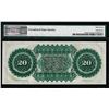 Image 2 : 1872 $20 State of South Carolina Obsolete Note PMG Gem Unc. 67EPQ Low Serial Number