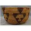 Image 1 : Hopi Indian woven grass basket, 6 3/4", excellent condition. Bought on Hopi Reservation in 1910.