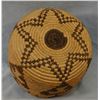 Image 3 : Hopi Indian woven grass basket, 6 3/4", excellent condition. Bought on Hopi Reservation in 1910.