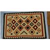 Image 1 : Navajo Eye Dazzler weaving, 44" x 69", Chinle Trading Post (Predates Chinle Revival). Egetal Dye-Ora