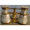 Image 1 : Opera glasses,  Mother of Pearl, 4" wide, no maker