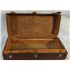 Image 2 : F. A. Meanea, Cheyenne, WY, leather shaving box, 9" x 3"