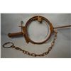 Image 1 : Bigelow rd. spring trap, racoons, mink, rabbits. Bigelow Trap Co, Ohio.  5 1/2" diameter”, ca.1960.