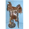 Image 2 : E. J. Owenhouse Montana Territory saddle, Sam Stagg rigged, Cheyenne roll seat, half seat style, all