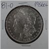 Image 1 : 1881-O Morgan dollar, MS 60