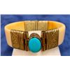 Image 1 : Turquoise and ivory bracelet