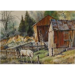 Hines, Jack (Big Timber, MT) watercolor, 12” x 16”