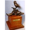 Image 2 : Fellows, Fred, CAA, bronze, Owl & Buffalo Skull, 5” t x 5” w, 24/100