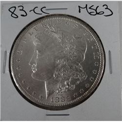 1883-CC Morgan dollar, AU