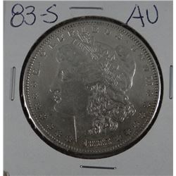 1883-S Morgan dollar, AU