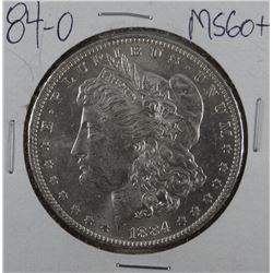 1884-O Morgan dollar, MS 60