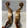 Image 1 : Kelly hearts silver mtd spurs, some rust, round rowels
