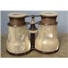 Image 1 : Opera glasses, 4 1/2" wide, Mother of Pearl, 1860's