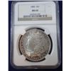 Image 1 : 1885 S Morgan dollar, NGC MS 64