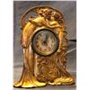 Image 1 : Western Clock Mfg. small mantle clock, working, metal case