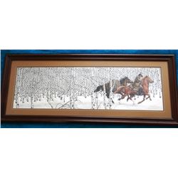 Doolittle, Bev signed print, Sacred Ground, 12" h x 39" w, 45475/69996, framed