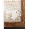 Image 3 : Montana Descriptive List of Convict document, 1922, framed