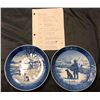 Image 1 : Blue Star plates, 1971-1977 w/list